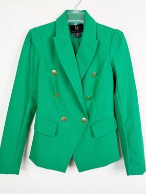 House of Harlow 1960 x Revolve Double Breasted Blazer in Kelly Green Size XS